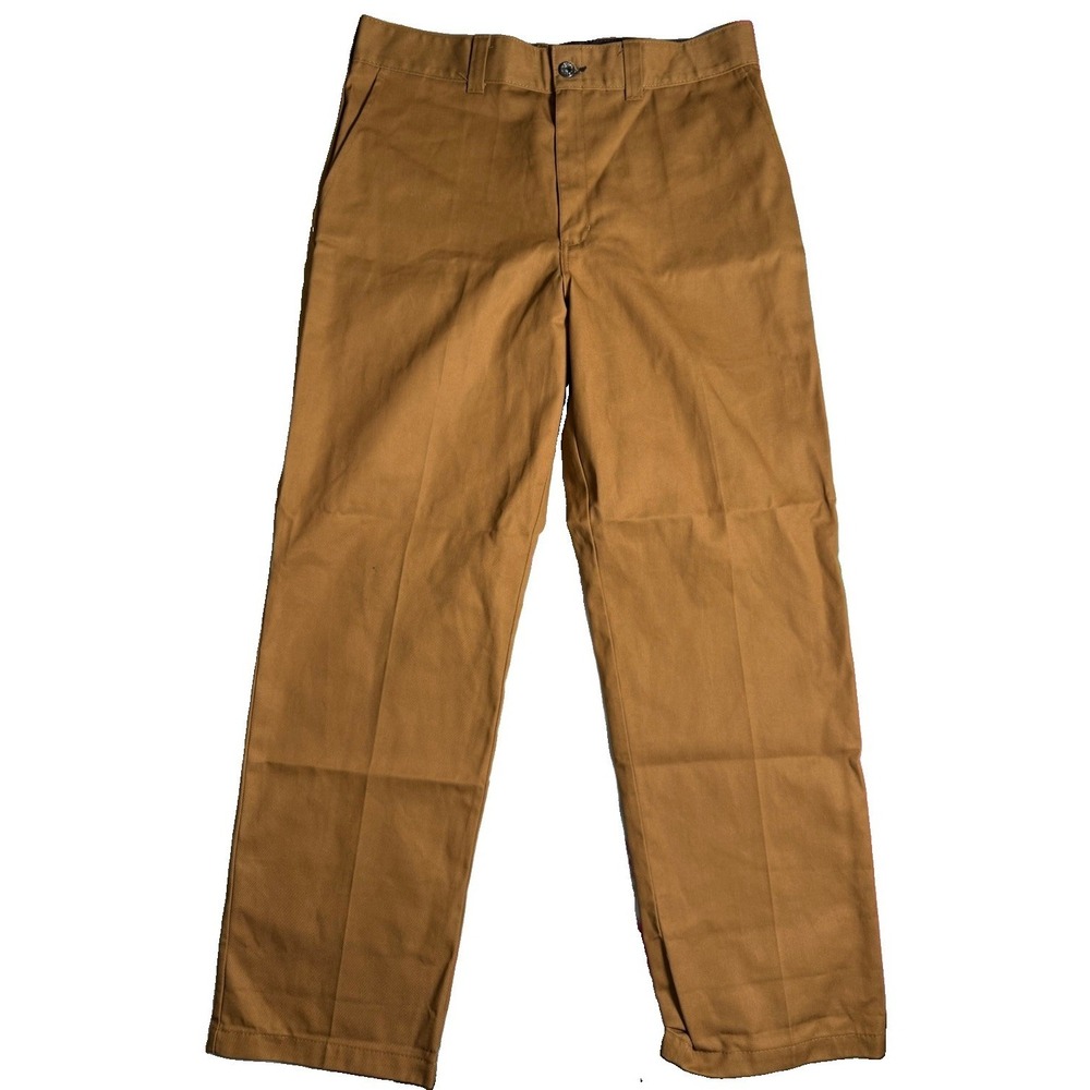 Dickies Men's Brown Duck Cotton Skater Utility Workwear Pants 36x32 NWOT